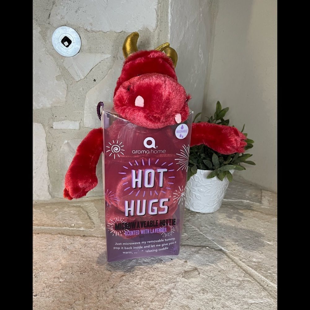 Aroma home hot hugs red dino- new